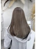 ブリーチなしダブルカラーレイヤーカット韓国ヘア