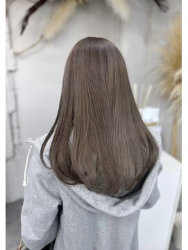 リア(riah) ブリーチなしダブルカラーレイヤーカット韓国ヘア