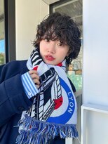 ホロ(hollo)&nbsp;プードルパーマショートウルフパーママッシュパーマ