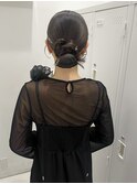 タイトシニヨン/カチモリヘア/タイトアレンジ/ヘアアレンジ/天神