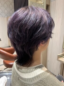 ビス ヘア アンド ビューティー 西新井店(Vis Hair＆Beauty) 寒色カラー/メンズスタイル/パープルカラー