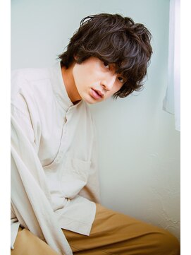 シェーン 仙台駅広瀬通店(schon) ミディアムウルフ×グランジパーマ◎