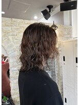 ルクスバイアフィナー(Luxo by Afinar) luxo by afinar メンズロング波巻きパーマ