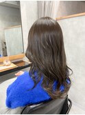 オリーブアッシュ×ミディアムレイヤー