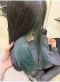 グリーンインナーカラー