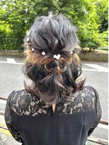 トランク(TRUNK)&nbsp;ゆるふわハーフアップアレンジ