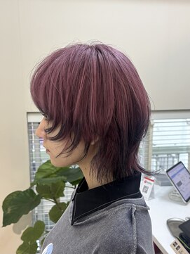 テン バイ アンブルリュクス 池袋(teN +by ambleluxe) ピンク/ブリーチ/裾カラー/池袋