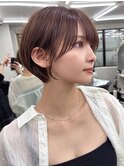 ココアベージュ/小顔/オリーブグレー/髪質改善/縮毛矯正/天神