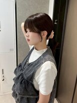 シェノン 梅田(CHAINON)&nbsp;梅田/クラゲヘアー/オリーブグレー/小顔/ココアベージュ