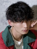 ルーシー 渋谷(LUCEY) ツイストスパイラルパーマ波巻きパーマシャドウパーマメンズ