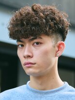 エルマーク 松山(L-MARK) 波巻きツイスパ/サーフカール/メンズ/men's/フェザーパーマ/眉毛