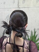 リボン(Libon)&nbsp;ツイン三つ編みカチモリヘアアレンジ