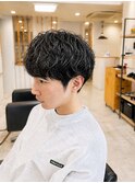 無造作シャドウパーママッシュ