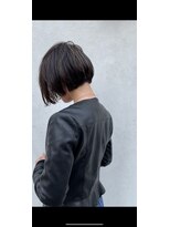 クワイア 川崎店(0choir) ダークパープル/ナチュラルショート/ミルクブラウン/夏/川崎
