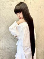 ユアーズヘア 仲町台店(youres hair)&nbsp;髪質改善トリートメントで叶う美髪ストレート　艶髪　前髪