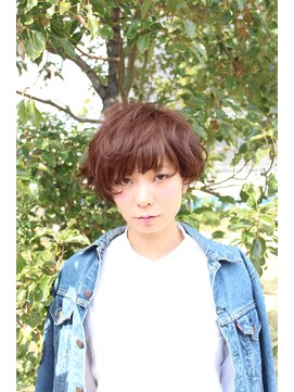 キュア 小岩店(cure) ベイビーピンクで柔らかマッシュショートヘア☆