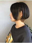 フェイクブラックインナーカラーボブ