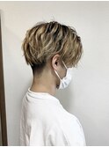メンズカット/学生カット/センター分け/阪急岡本/摂津本山