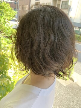 リンク(Link) 前髪長めボブパーマ