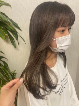 ライズ バイ レボ 柏店(RISE by REVO) ボブ/カーキグレージュ/大人かわいい/フェザーバング