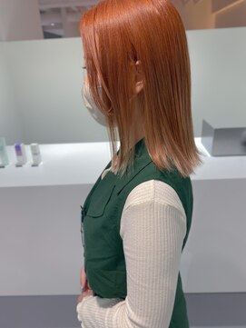レフ(LEF) 【オダオススメ！】ミルクティーベージュ×ペールオレンジ