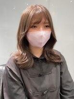 ラブクロム トウキョウ(LOVECHROME TOKYO) 美髪質改善☆ペールベージュカラーの外ハネボブくびれへアカール
