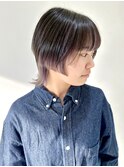 【FOLK】透明感インナーパープル☆似合わせ切りっぱなしウルフ♪