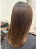 【美髪ストレート】クオライン縮毛矯正(カット込み)+韓国式水ケラチン￥15400