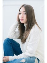 クシュ 所沢東口店(kusyu...) シルキーベージュ/斜めバング/グレージュカラー/デザインカラー