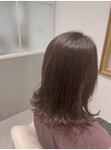 透明感を出して今っぽく!シアーカラー!