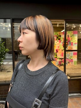 ノーム(norm) ボブ/ミディアム/セクションカラー/ローライト