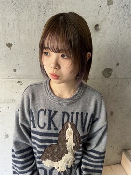 エミュ 天文館店(eMu) inner color × layer cut