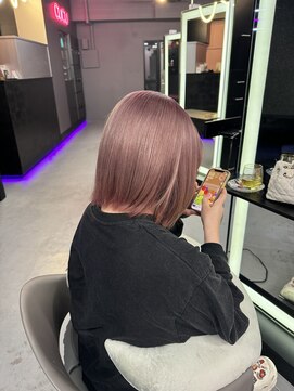 クク 那覇国際通り(CUCU) #ピンクカラー#ツヤトリートメント#ヘアマスク