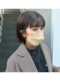 外ハネリップラインミニボブ