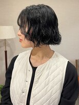 トナリ(tonari) ボブパーマ　ミニボブ　黒髪【鹿児島中央】