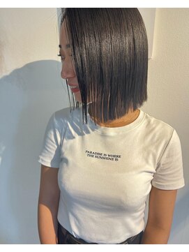 ファッジ 南柏(FUDGE) 【FUDGE】ストレートボブ　×　ロートーン