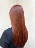 オレンジブラウン×つや髪♪