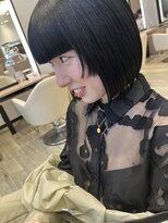 ディーボーイ 健軍店(D-BOY)&nbsp;ボブ/姫カット/ブルーブラック