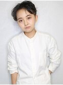 天神【BIRTH】センターパート×カールハンサムショート