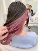 【Goofy銀座】王道インナーカラーピンク/卒業式/渋谷トモヒロ