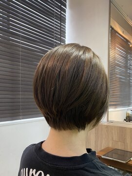 エシカル(ethical) カット+アディクシーカラー+ケアプロ超音波トリートメント