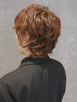 ピークアブー 原宿ハラカド(PEEK-A-BOO) ショートウルフパーマレイヤーおしゃれモード赤髪パーマくせ毛風