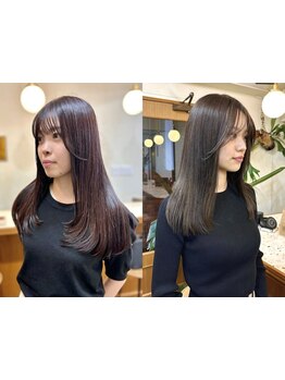 毛先までしっとり潤う艶髪へ*髪悩みを解消し,触れたくなる髪に*[恵比寿/恵比寿駅/学割U24/レイヤーカット]