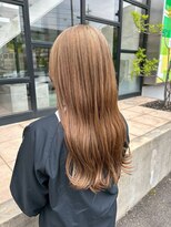 ヘアーアンドエステ ハラダ 滝ノ水店(Hair&Esthe Harada)&nbsp;ブリーチカラー/ブラウンベージュ/ロングレイヤー