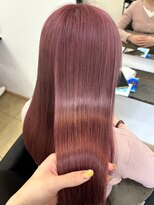 オーリーヘアー(Olliy hair)&nbsp;ピンクラベンダー/ブリーチカラー/ハイトーン/30代40代50代