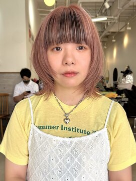 ラック 津田沼(LUCK) ピンク×ブラウンデザインカラー