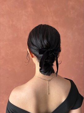 ヘアセット専門サロン by OKINAWA WATABE WEDDING 北谷店 タイトシニヨン