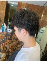 メンズヘア by 高円寺四百倍美容室 ニュアンスパーマ