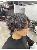 熊本メンズパーマ 波巻きパーマ メンズカット