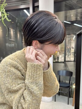 ミィ 表参道(mee.) 似合わせカット ショートボブ ショートヘア ハンサムショート